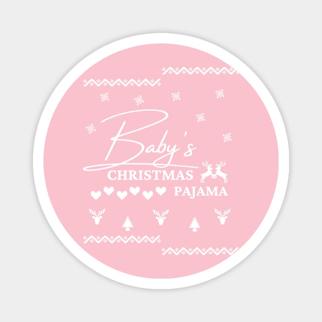 matching family christmas  pajamas Magnet by the christmas shop